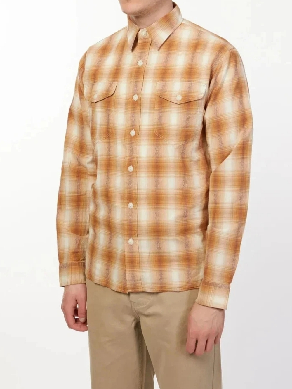 RRL Ralph Lauren Embroidered Lightweight Western Cotton Workshirt